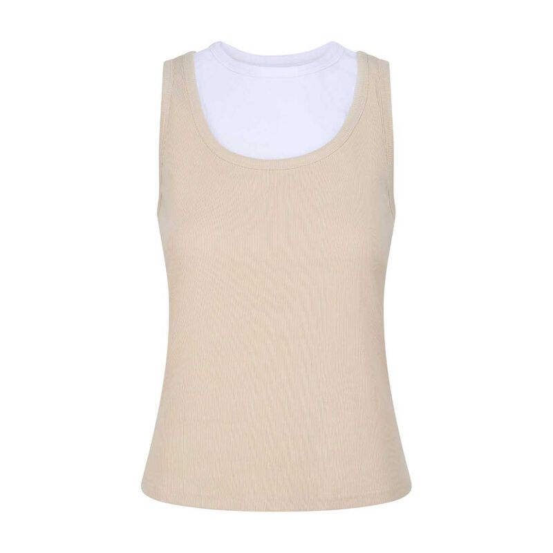 COMMONPLACE ESSENTIALS Millie Double Layer Tank image number 2